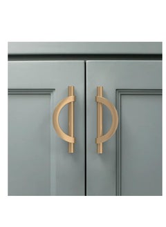 KASTWAVE 4-Pack Champagne Bronze Cabinet Pulls - 3.75 Inch (96MM) Hole Centers - Kitchen Cabinet Handles for Cupboards and Drawers - Stylish Hardware for Kitchen Cabinets  - Image 1
