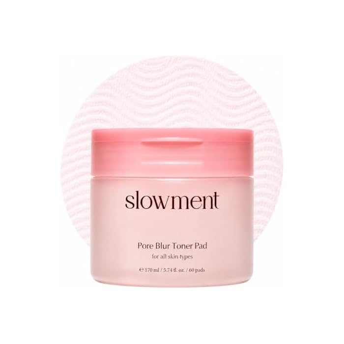 Pore Blur Toner Pad 60 Pads | Pore Minimizing Exfoliating Toner Pads for Smoother Skin Texture | Daily Hydrating Korean Toner Pads for Oil & Sebum Care
