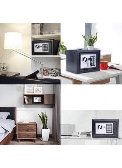 RAHU RAHU Electronic Digital Security Safe Box Money Safety Password Lock Box Solid Alloy Steel Cabinet locker for Home Office Hotel Rooms Valuables items Jewelry Gold Cash Money  - Image 5