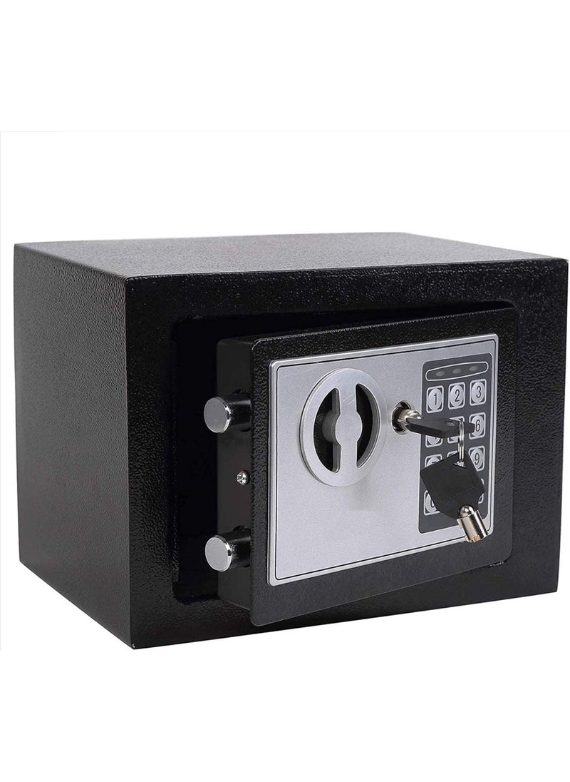 RAHU RAHU Electronic Digital Security Safe Box Money Safety Password Lock Box Solid Alloy Steel Cabinet locker for Home Office Hotel Rooms Valuables items Jewelry Gold Cash Money  - Image 1