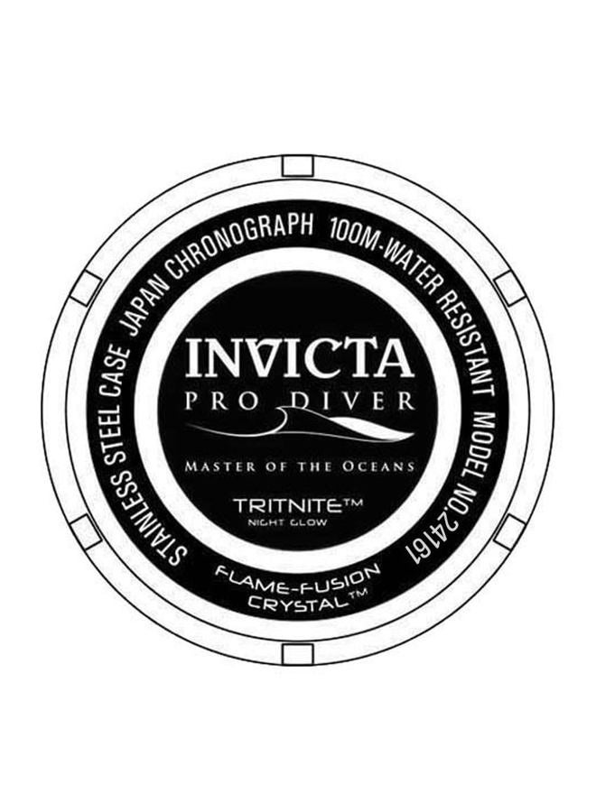 Invicta ساعة يد للرجال، أحمر/أسود، كلاسيكية - Image 2