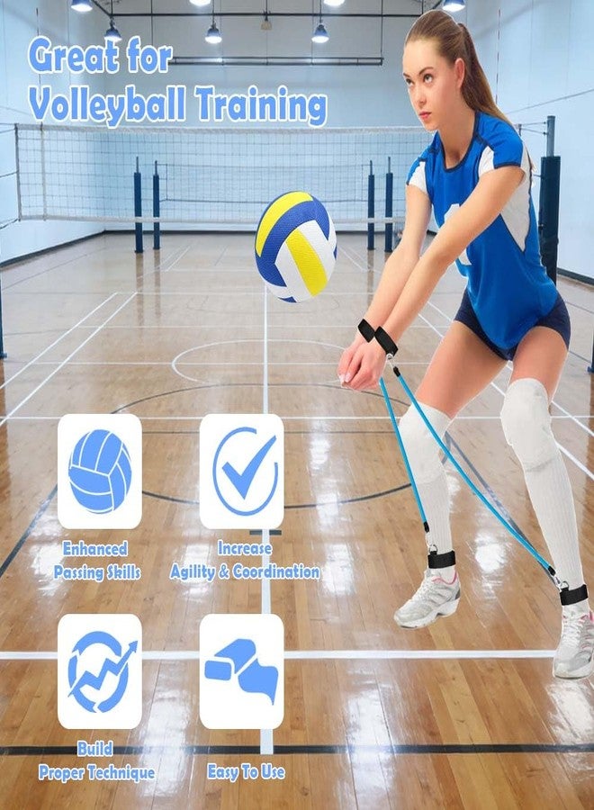 ENERACES Volleyball Passing Trainer with Resistance Bands – Volleyball Passing Bands & Arm Bands Set for Volleyball Practice, Agility, Serving, Arm Swing & Pass Training - Image 5
