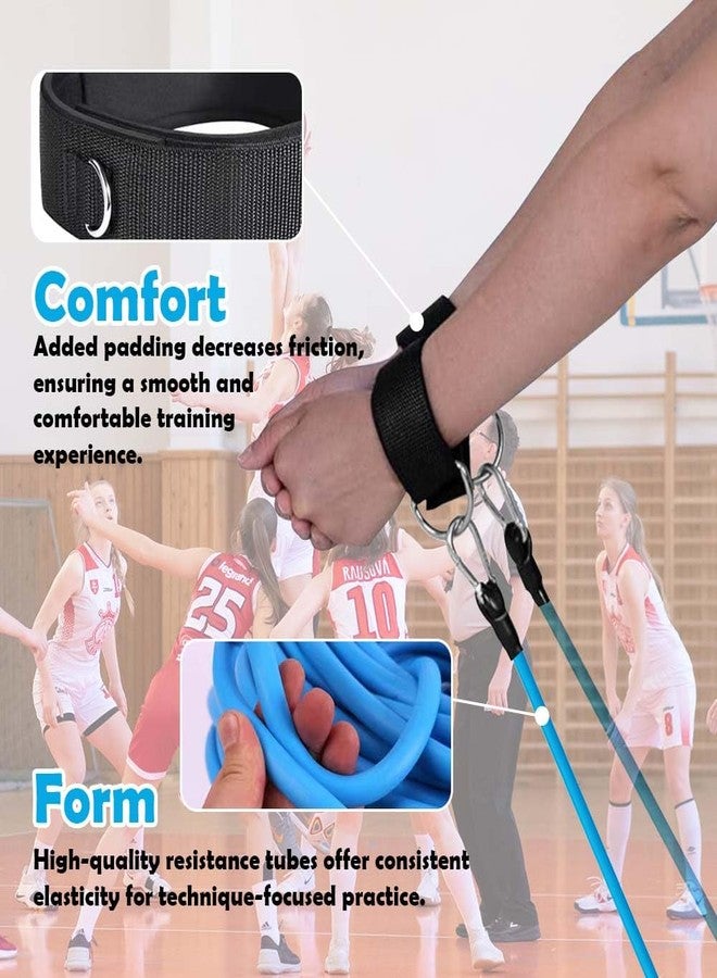 ENERACES Volleyball Passing Trainer with Resistance Bands – Volleyball Passing Bands & Arm Bands Set for Volleyball Practice, Agility, Serving, Arm Swing & Pass Training - Image 4