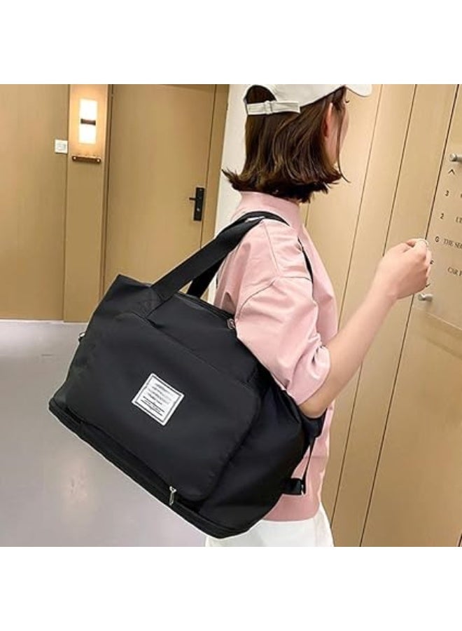 Generic valueable 1 Water-Resistant Oxford Nylon Travel Bag - Lightweight Foldable and Expandable Luggage Bag - Suitable for Carrying Clothes, Luggage and Essentials - Easy to Store and Carry - Suitable for Travel, Trips and Weekend Getaways - Image 5