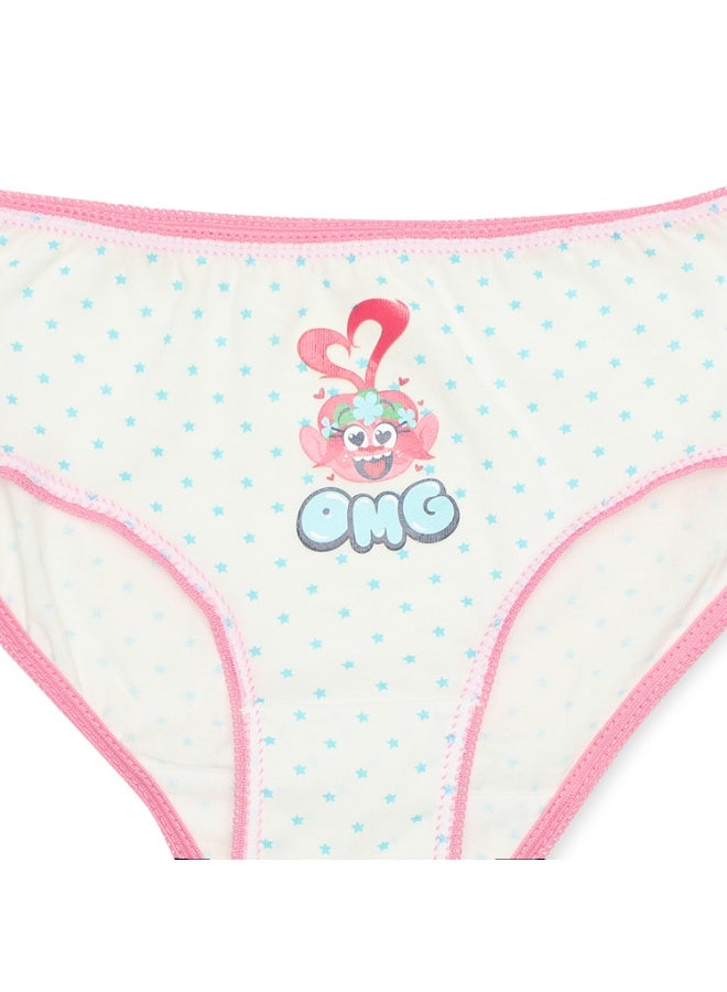 general GIRLS TROLLS BRIEF BOX 3 PCS 2-8 YRS JHG-PBTRGBR004 - Image 3