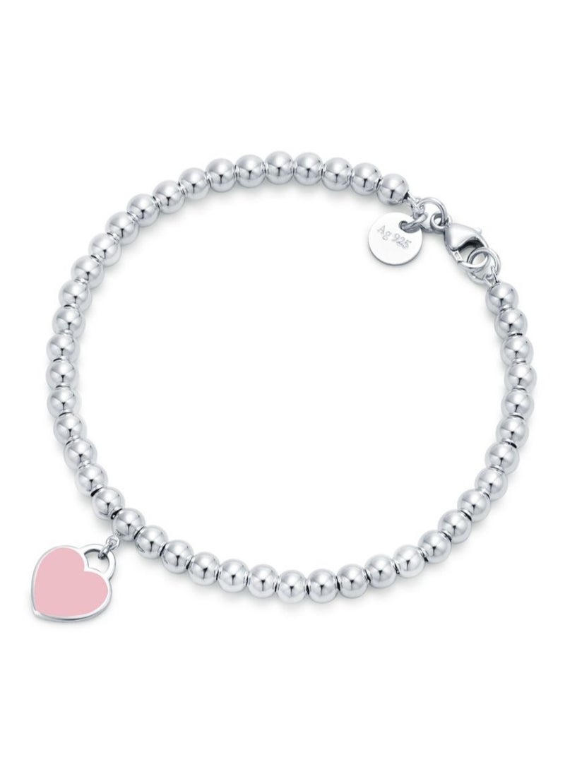 Tiffany Heart Enamel Beaded Bracelet 4mm - pzsku/ZDF453AA66452BF1F9FEAZ/45/_/1730191984/92a896cf-53c1-483b-9331-779a62f95772