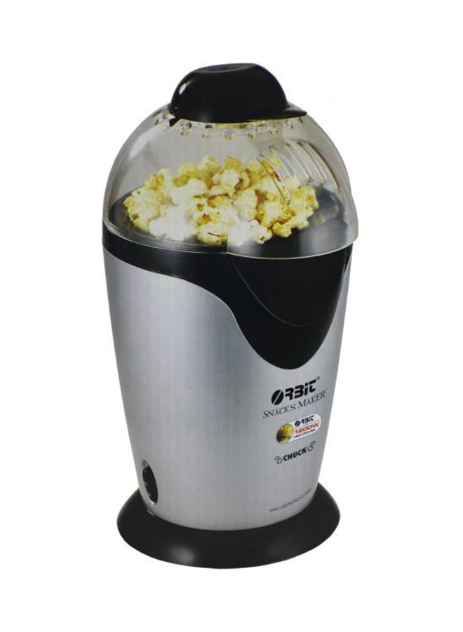 Electric Countertop Popcorn Machine 1200W 557 Silver/Black