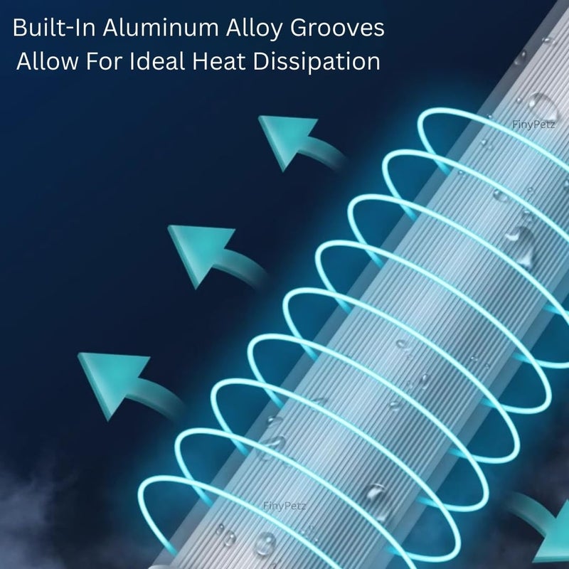 FinyPetz ضوء حوض السمك T4-300Pro WRGB LED | ضوء حوض السمك متعدد الألوان القابل للغمر مع أوضاع قابلة للتعديل | مصباح مائي موفر للطاقة لحوض السمك العذب والنباتات (حتى 2.5 قدم) - Image 4