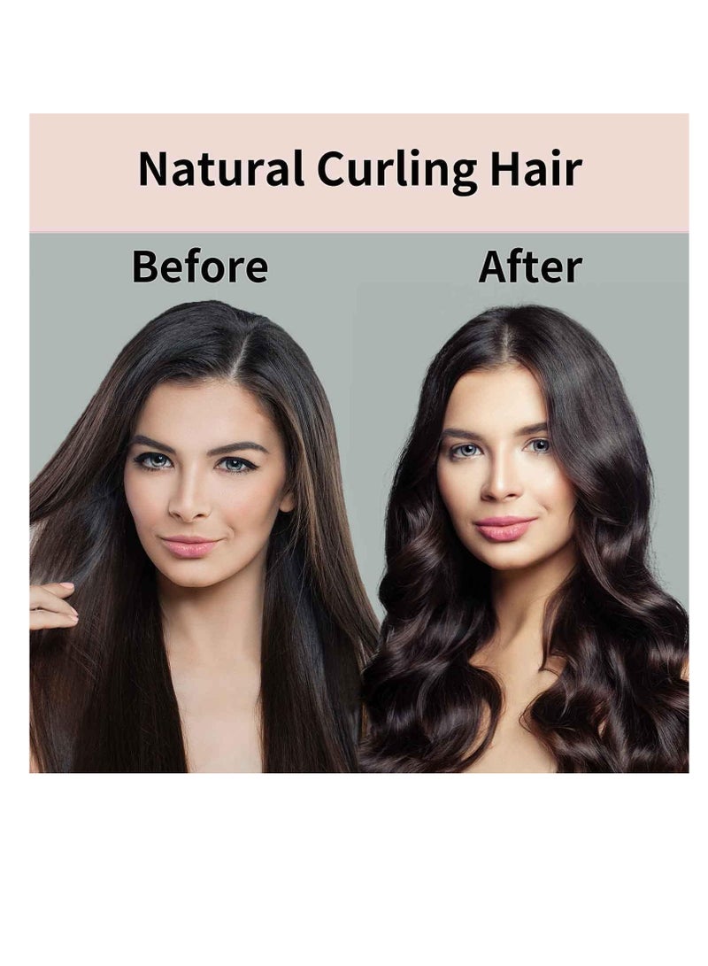 Premify Satin Heatless Hair Curler, 3pcs Overnight Hair Curling Set, Heatless Curling Rod & Headbands for Short & Long Hair, Heatless Curls & Hair Wrap Curlers (Charcoal)  - Image 2