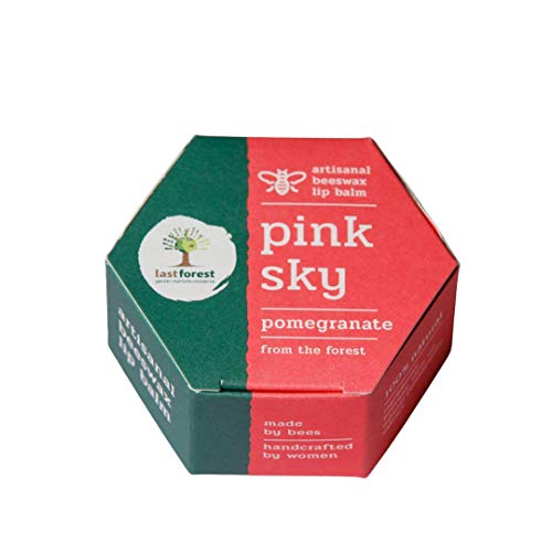 Last Forest Beeswax Lip Balm for Men & Women 5g, Non-sticky, 24 Hrs Lip Moisturizer For Dry And Chapped Lips, SPF with Vitamin A, Nourish & Protect (Pomegranate) - Image 3
