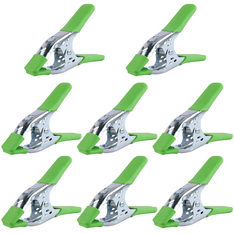 SWANLAKE GARDEN TOOLS SWANLAKE GARDEN TOOLS 8&16PCS 6" inch Spring Clamp, Heavy Duty Spring Metal Spring Clamps, 2.5"-inch Jaw Opening (8)  - Image 1