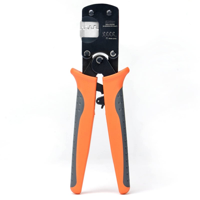 IWISS iCrimp IWS-3220M Micro Connector Pin Crimping Tool 0.03-0.52mmÂ² 32-20AWG Ratcheting Crimper for D-Sub,Open Barrel suits Molex,JST,JAE - Image 1