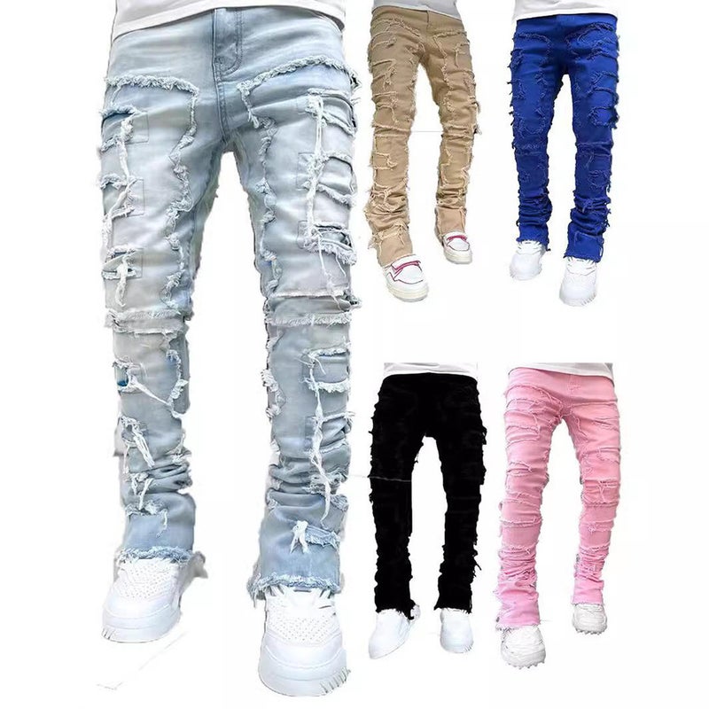 Unisex Casual Daily Denim Jeans - Image 2