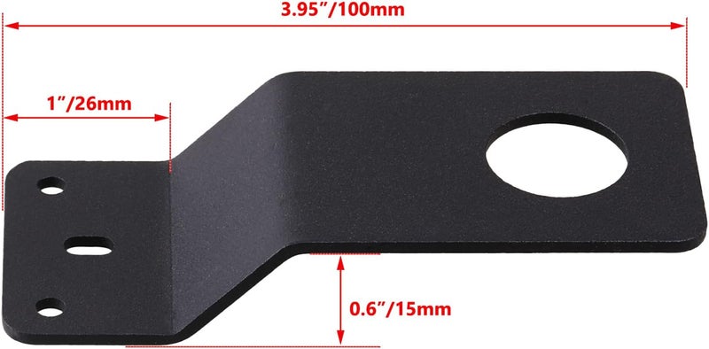 VANROUG 2 Pcs Black Antenna Mount Brackets for UHF VHF Ham NMO Antennas - Image 3