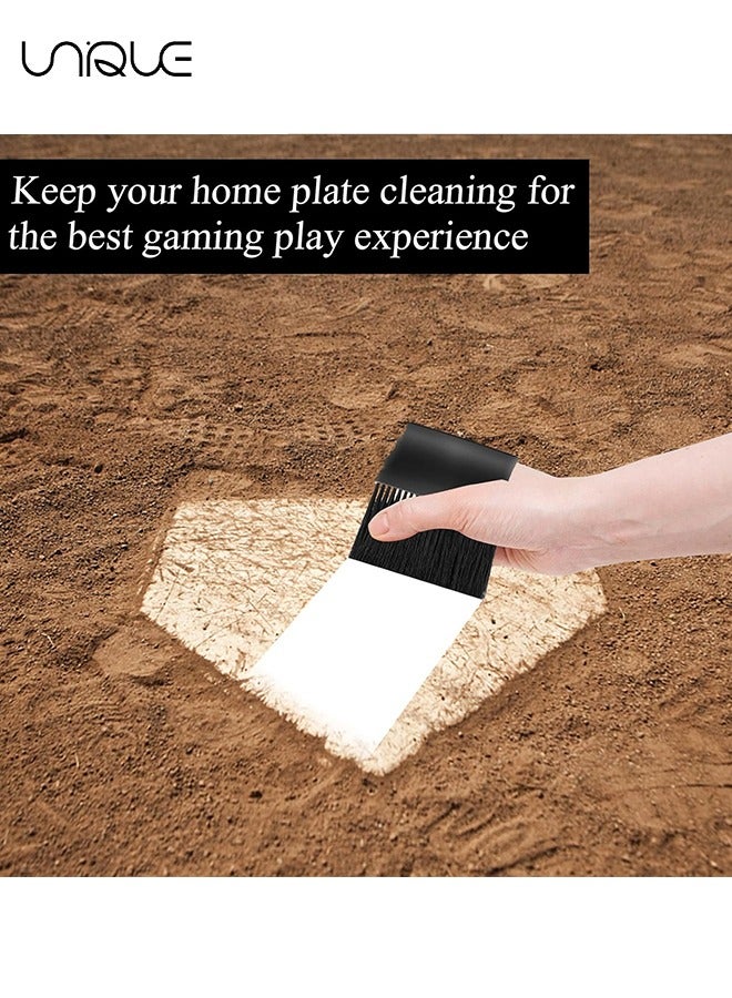 يونيك 2 قطع حكم البيسبول الصفحة الرئيسية لوحة فرشاة ، البلاستيك مقبض البيسبول اللينة معدات الحكم ، لينة فرشاة الرياضة الشعر الخشن - Image 5