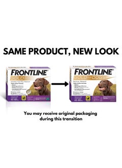 Frontline Gold Flea & Tick Treatment For Large Dogs Up To 45 To 88 Lbs. Pack Of 3  - Image 2
