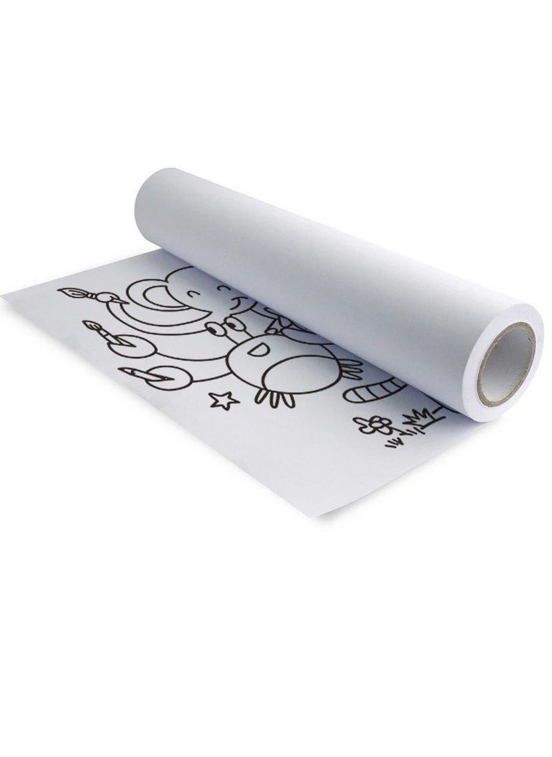 Creativity for Kids - Creativity for Kids Easy Peel Stickable Colouring Roll - Fun Art Activity for Kids, Colorful Peel-and-Stick Designs, Easy Peel Paper, Art and Craft Kit, Indoor Activity for Kids - Image 1
