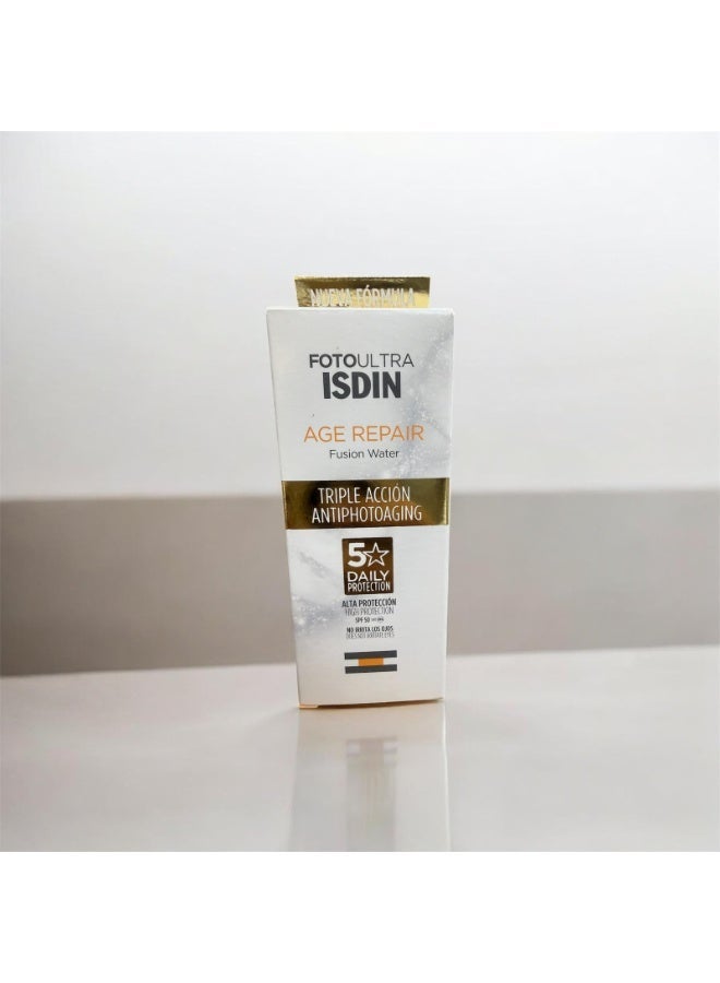 Isdinceutics Isdin Fotoultra Age Repair Fusion Water SPF 50+ – Photoaging Protection, 50ml - Image 2