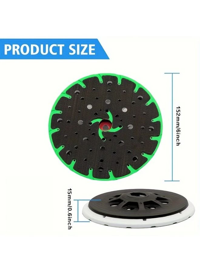 Compatible Interface Pad For Festool Sanding Machine 6 Inch Frosted Back Cushion With M8 Screw 1pcs - Image 3