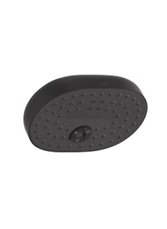 Kohler Kohler ABS Statement Oblong Shower, 200 Mm (7 Inch) Wide Coverage, 3-Spray Easy Push Button Rainhead, Katalyst Air-Induction Spray Technology, (Wall-Mount, Matte Black Finish)  - Image 1