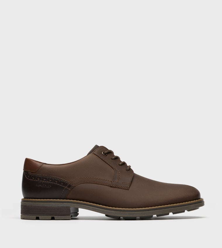 clarks Emmet Plain Beeswax Leather - Image 1