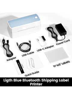 phomemo Phomemo 241 Bluetooth Thermal Label Printer Wireless Small Shipping Label Printer 4X6 Compatible with iPhone Android Mac Window 