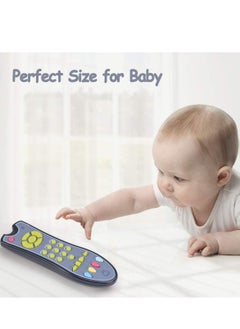 KASTWAVE Musical TV Remote Control Toy with Light and Sounds, Language Development Toy from Number 0-9 in English, French, Spainsh  - Image 4