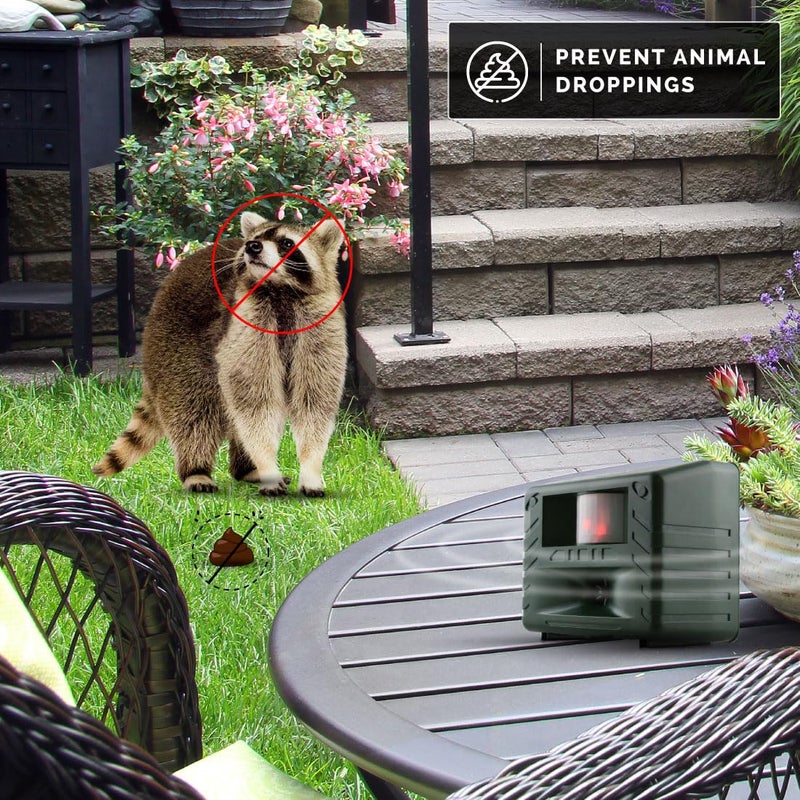 Bird-X Yard Gard, Electronic and Ultrasonic Animal Stopper Device with Motion-Sensor, Easy to Install, Covers up to 4,000 sq. ft., 15-25 kHz Frequency, 6.75" x 5.5" x 3.5" - Image 4