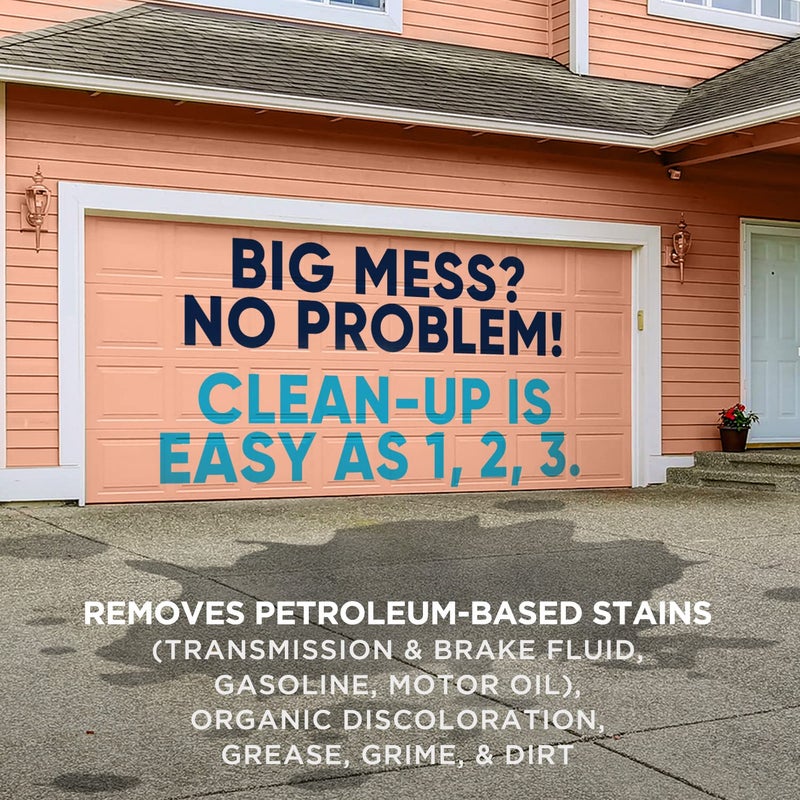 Dumond Smart 'n Easy Concrete Oil, Grease & Stain Remover, Cleans Grime, Dirt & Petroleum-Based Messes from Porous Masonry Surfaces, Garage Floors, Sidewalks, Driveways & More, 22oz Spray - Image 4