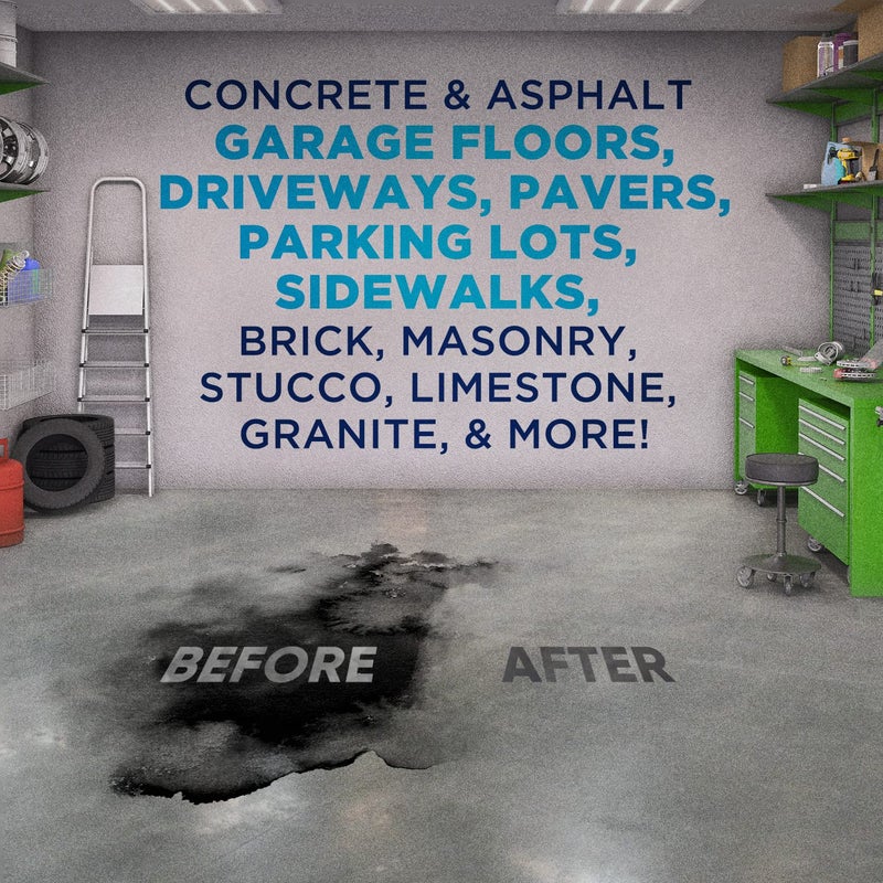 Dumond Smart 'n Easy Concrete Oil, Grease & Stain Remover, Cleans Grime, Dirt & Petroleum-Based Messes from Porous Masonry Surfaces, Garage Floors, Sidewalks, Driveways & More, 22oz Spray - Image 5