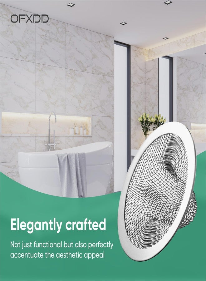 أوف إكس دي دي فلتر معدني لحوض المطبخ - عبوة من 10 قطع - مصفاة طعام من الفولاذ المقاوم للصدأ للحمام - مصيدة شعر لحوض الاستحمام - Image 3