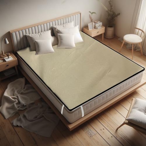 THE MAXIMUS Maximus PVC Plain 100% Waterproof Premium Mattress Protector | Breathable and Hypoallergenic Ultra Soft Fitted Bed Protector (72x78, Olive Green) - Image 1
