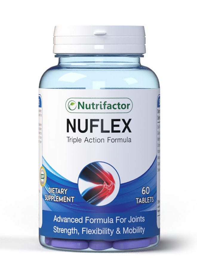 Nuflex - Joint Support Formula for Joint Flexibility, Lubrication, and Mobility (60 Tablets)