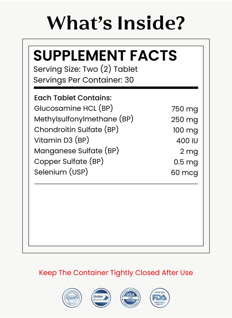 Nuflex - Joint Support Formula for Joint Flexibility, Lubrication, and Mobility (60 Tablets)