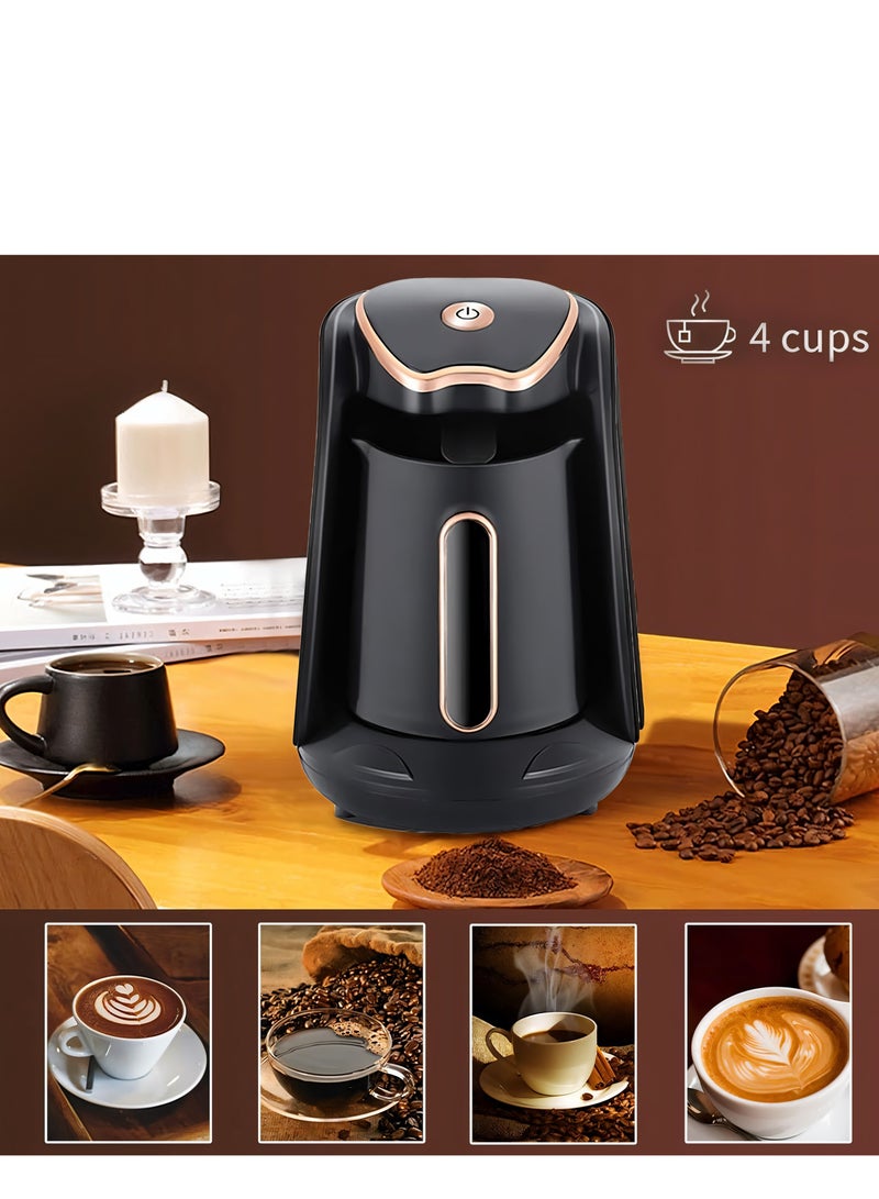 RAF Turkish Coffee Maker 600W | Electric Turkish Coffee Pot with 300ml Capacity | One-Button Brewing, Adjustable Temperature 65°C–100°C | Multi-Use Coffee & Tea Maker - Image 3