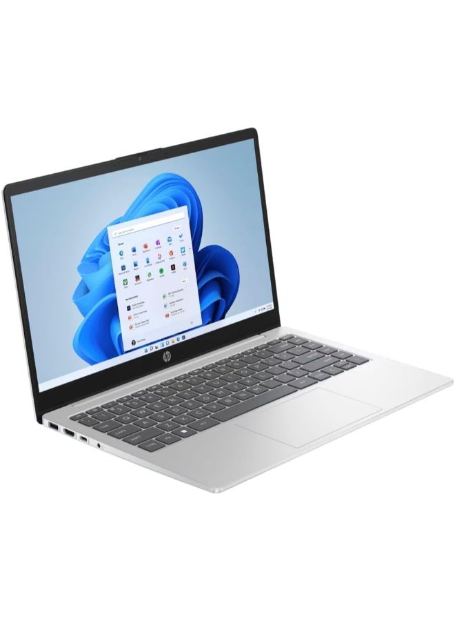 HP 14" AI Laptop 14-hc003nia, Intel Core Ultra 5 225U (Up to 4.8GHz, 12-Cores), 16GB RAM, 1TB NVMe SSD, 14-Inch FHD Display, Intel Graphics, Backlit KB, Windows 11, Silver Free Bundle English Natural Silver - Image 2