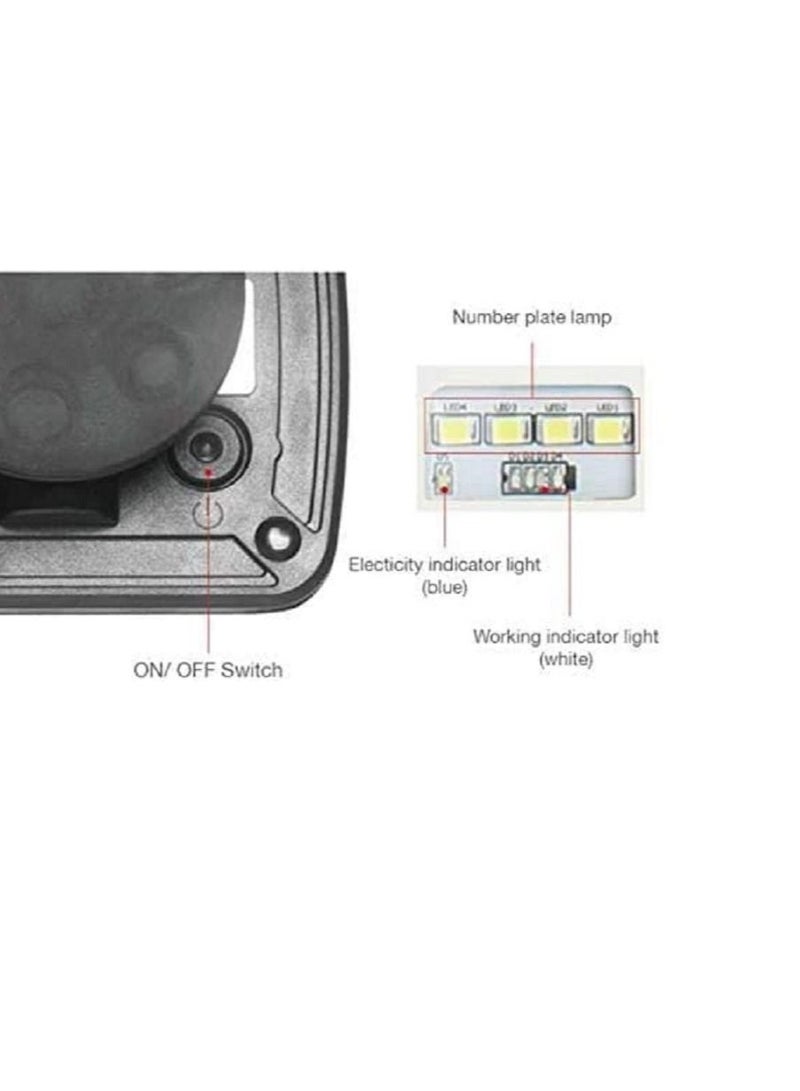 Generic Wireless 12v light American model US Trailer Truck Caravan Rear Tail Light Turn Signal Indicator Brake Stop Lamp Tail light Number Plate Light for GMC - Image 5