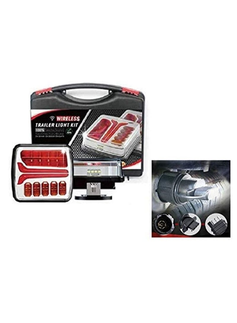Generic Wireless 12v light American model US Trailer Truck Caravan Rear Tail Light Turn Signal Indicator Brake Stop Lamp Tail light Number Plate Light for GMC - Image 3