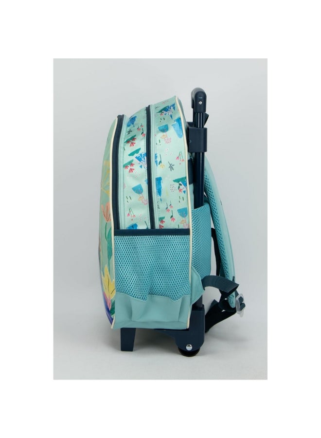 SunCe Disney Frozen 2-Compartment Zipper Closure Trolley Backpack Multicolour 14.3 x 11.02 x 5.11 Inch SUNS-3081FRZ  - Image 4