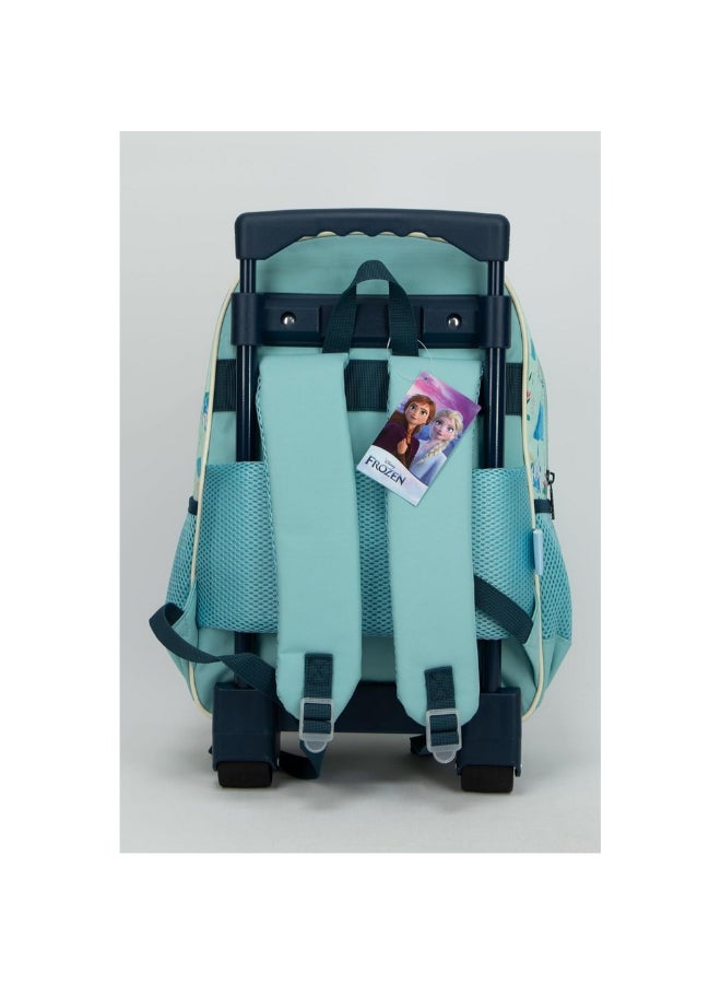 SunCe Disney Frozen 2-Compartment Zipper Closure Trolley Backpack Multicolour 14.3 x 11.02 x 5.11 Inch SUNS-3081FRZ  - Image 5