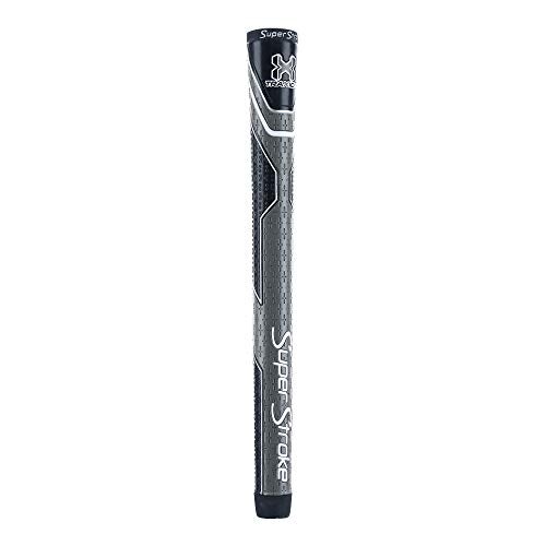Super Stroke SuperStroke Traxion Tour Golf Club Grip, Standard, Advanced Surface Texture Improves Feedback and Tackiness and Even Hand Pressure, Black/Gray - Image 1