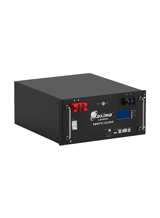 Maxima SBM-51.2-LI-200Ah Rack Lithium Battery 51.2V 200Ah Energy Storage Module with Smart BMS for Solar UPS Telecom Systems Long Cycle Life High Performance - Image 1