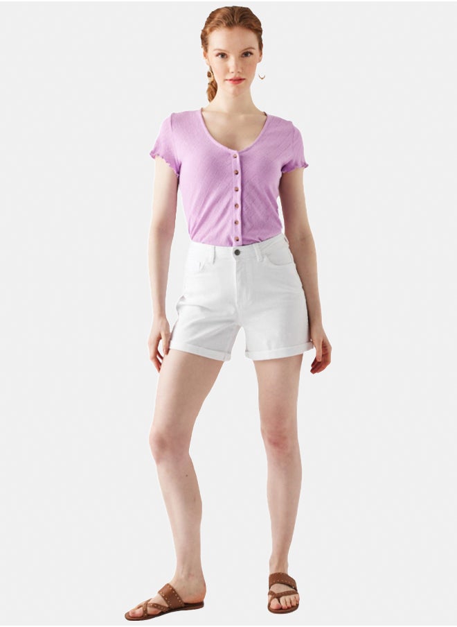 promod Plain canvas shorts  - Image 1