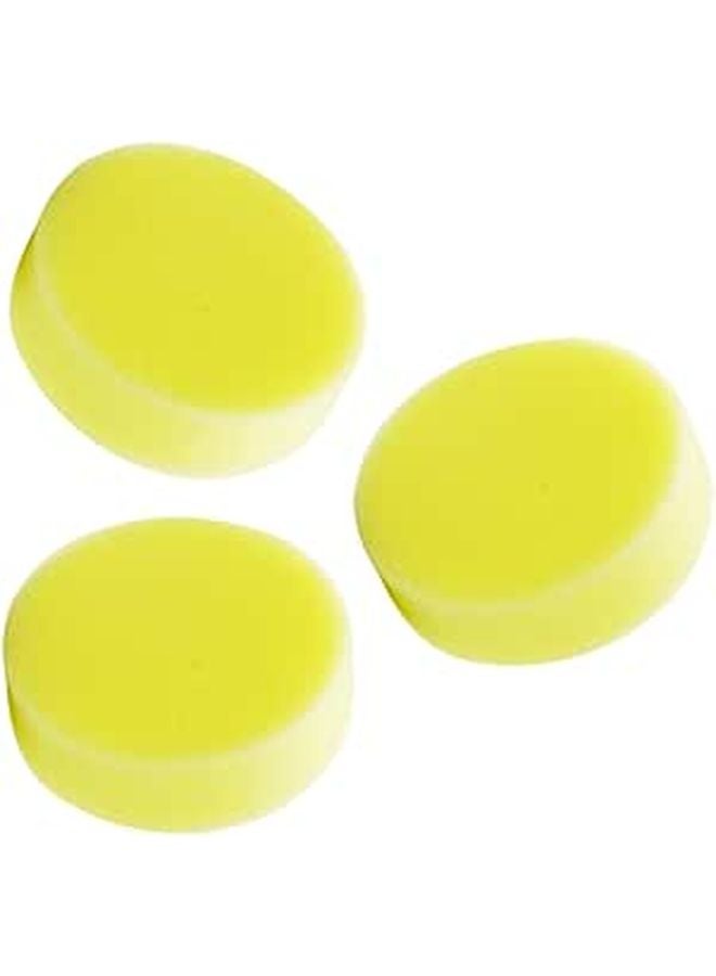 3Pcs Dual Surface Car Sponge Applicator And Bath Scrubber Cleaning Tools Set - Image 1