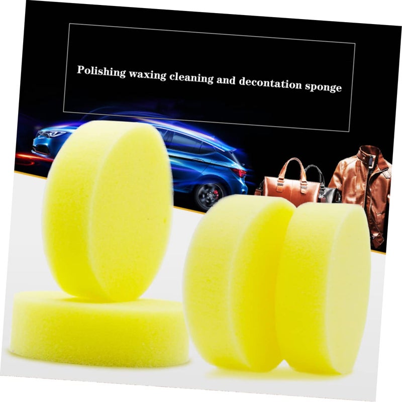 3Pcs Dual Surface Car Sponge Applicator And Bath Scrubber Cleaning Tools Set - Image 3