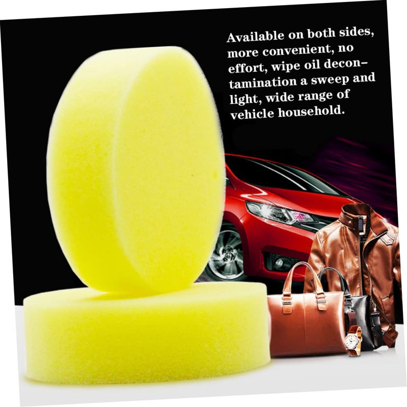 3Pcs Dual Surface Car Sponge Applicator And Bath Scrubber Cleaning Tools Set - Image 5