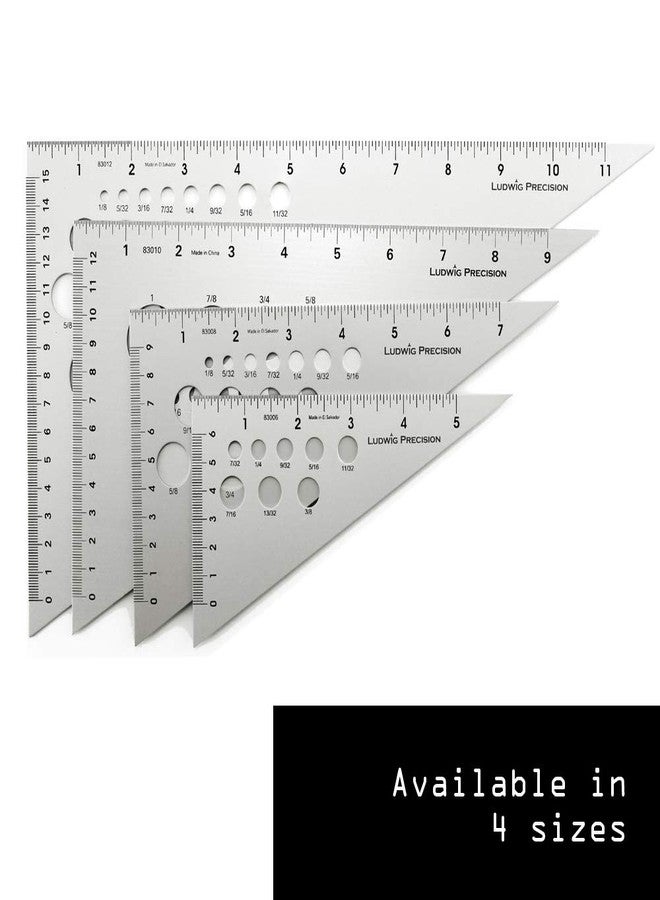 Ludwig Precision 30-60-90-Degree Aluminum Drafting Triangle, 10-INCH - Image 5
