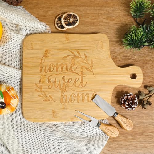 Elysirise House Warming Gifts New Home,New Home Gifts Ideas,Housewarming Gift,Closing Gift for Home Buyers,House Warming Basket with Mugs Cutting Board Candle - Image 4