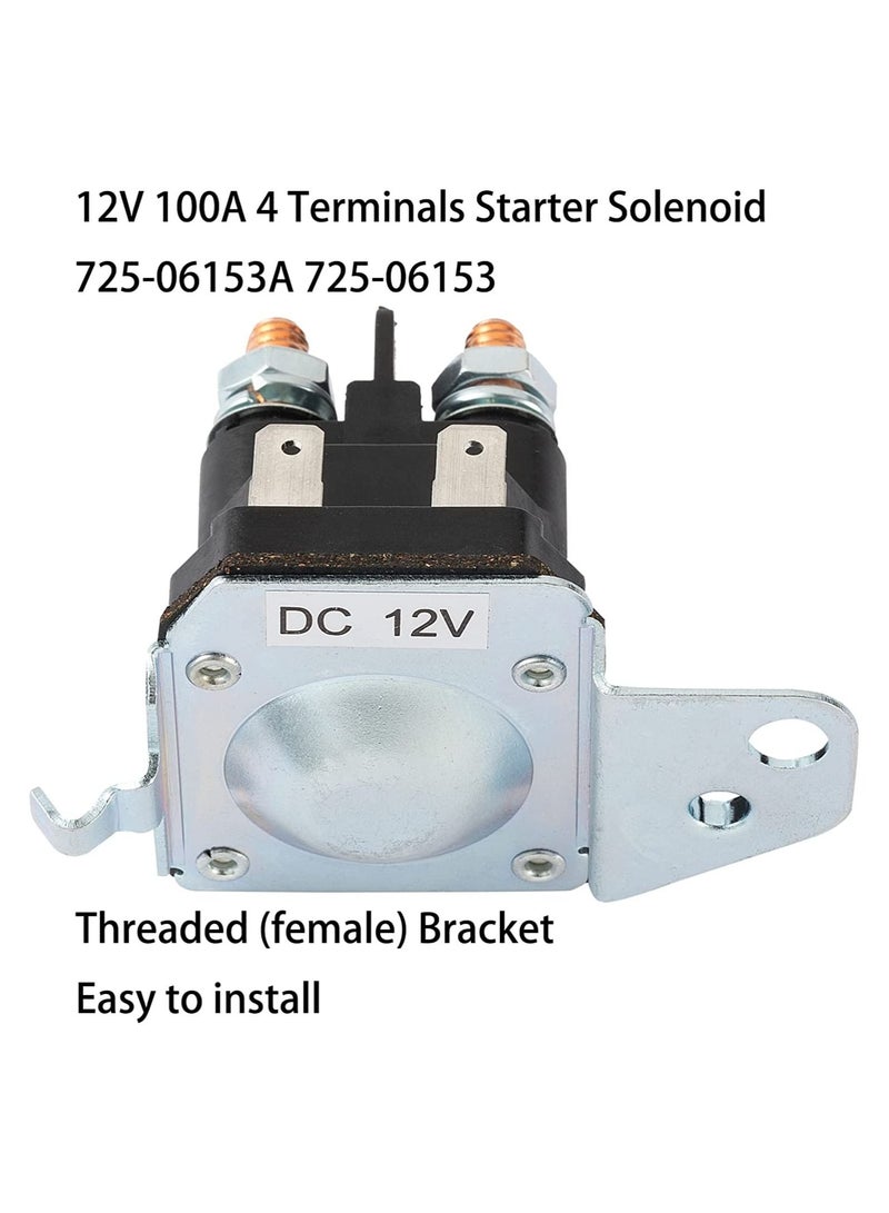 SYOSI 725-06153A 725-06153 Starter Solenoid Relay for Riding Lawn Mower Compatible with Cub Cadet XT1 XT2 Enduro RZT LT1 ZT1 ZT2 MTD Troy Bilt Yard Man Husky Yard Machines Craftsman Zero Turn - Image 5