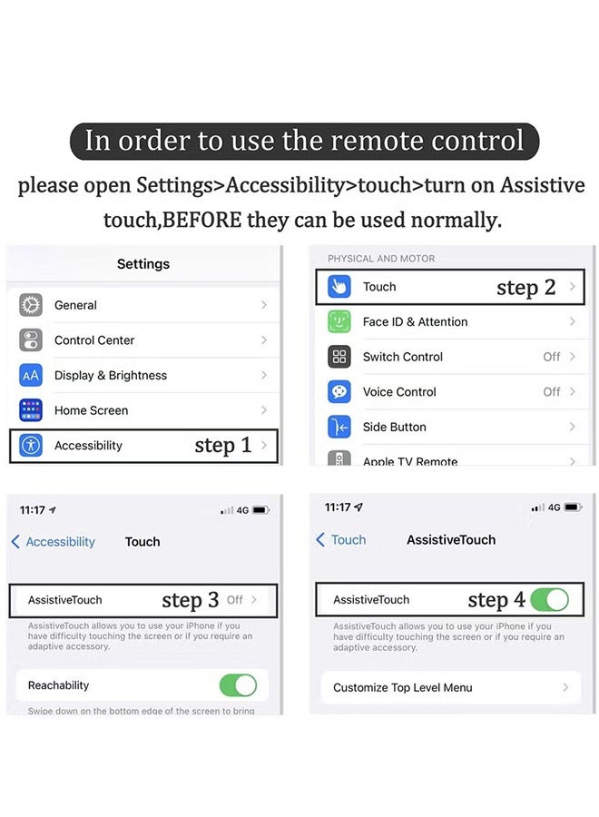 اتش واي جهاز التحكم عن بعد ل TikTok ، محول صفحة تطبيق Kindle ، تسجيل فيديو كاميرا بلوتوث ، حلقة تمرير Tik Tok للإرسال على iPhone و iPad و iOS و Android زر سيلفي مصراع الكاميرا عن بعد ، أسود - Image 2